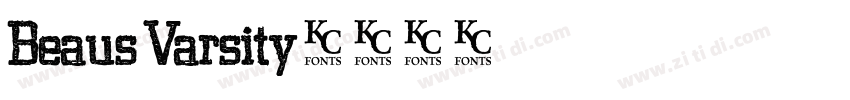 Beaus Varsity字体转换